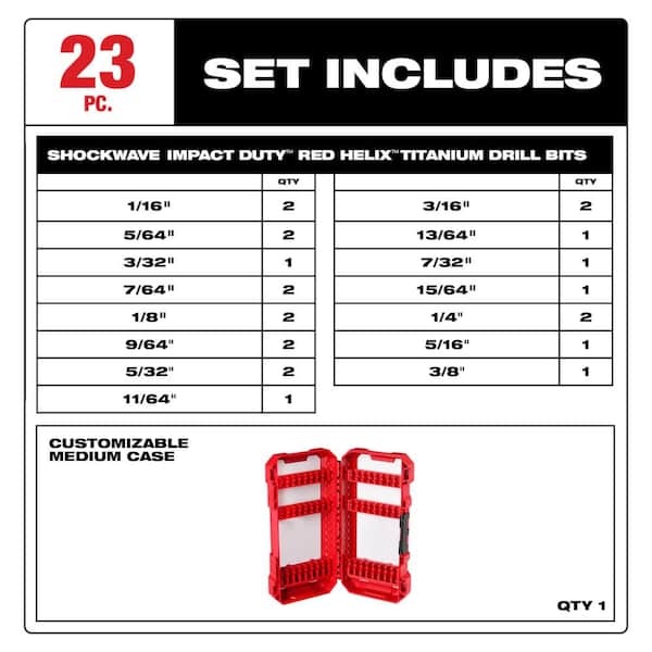 Shockwave Impact Duty Alloy Steel Screw Driver Bit Set with Titanium Drill Bit - View 5