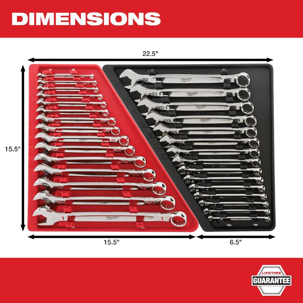 Combination SAE and Metric Wrench Mechanics Tool Set (30-Piece) - View 5