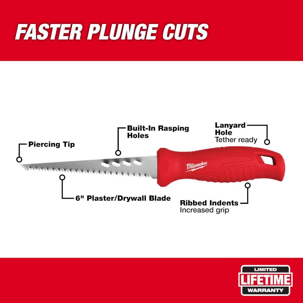 Rasping Jab Saw with 6 in. Drywall Blade - View 4