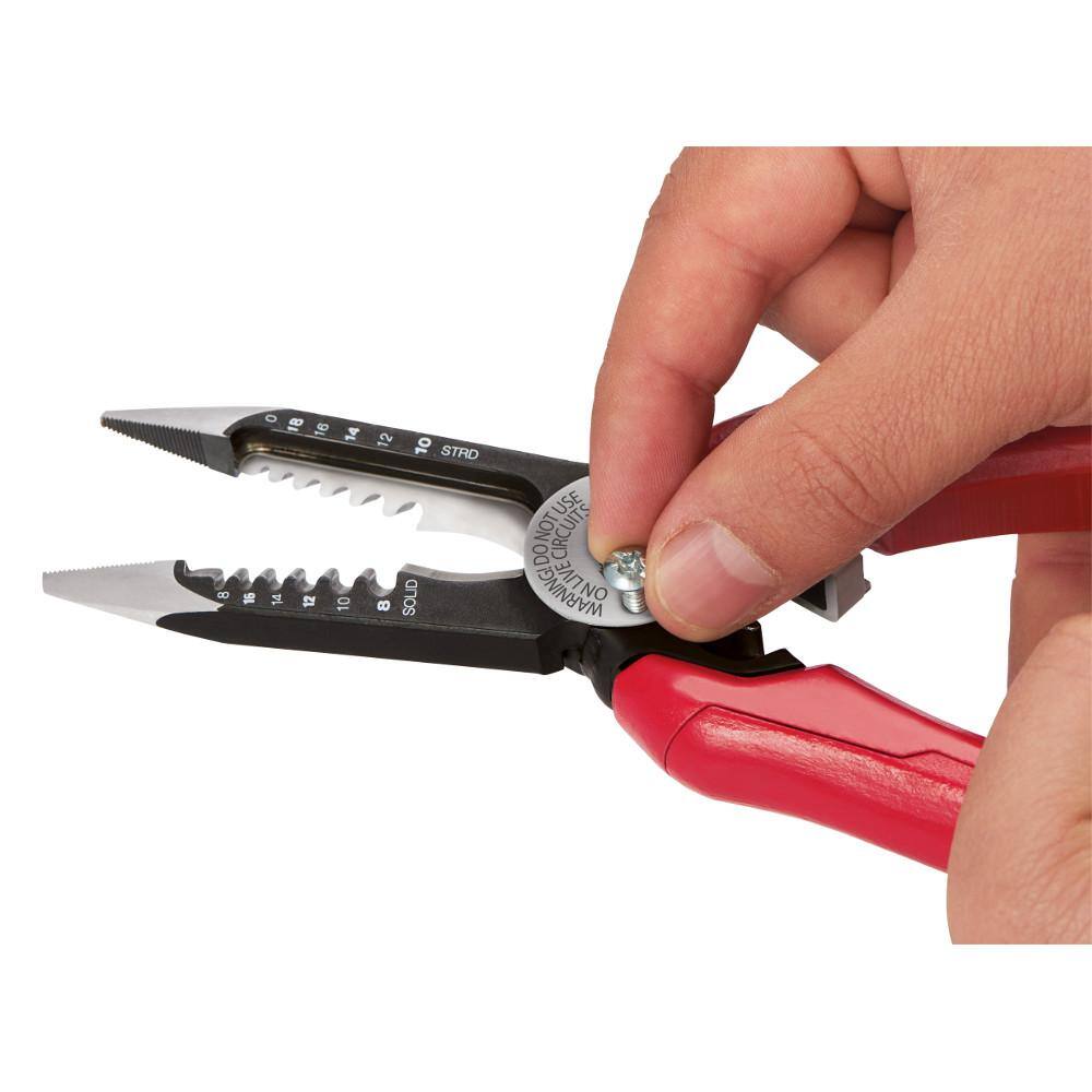 7.75 in. Combination Electricians 6-in-1 Wire Stripper/Cutter Pliers - View 4