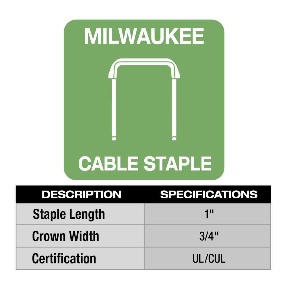 M12 12-Volt Lithium-Ion Cordless Cable Stapler (Tool-Only) - View 2
