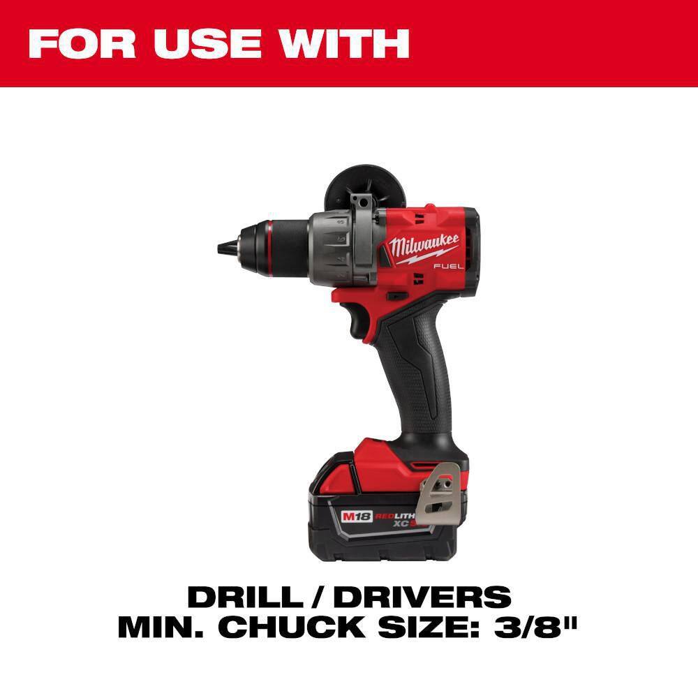 3/8 in. Quick Change Large Hole Saw Arbor W/ Pilot Drill Bit - View 2