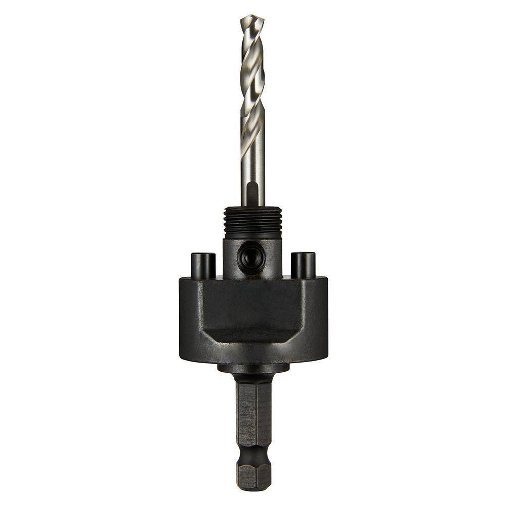 3/8 in. Quick Change Large Hole Saw Arbor W/ Pilot Drill Bit - View 5