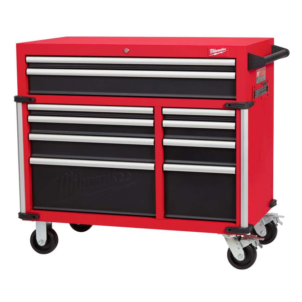 Tool Storage 41 in. W Heavy Duty Red Tool Chest Combo - View 2