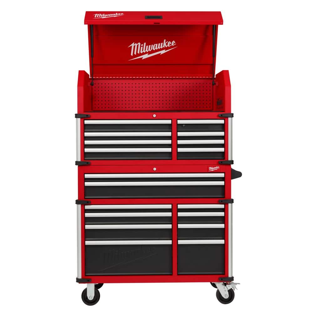 Tool Storage 41 in. W Heavy Duty Red Tool Chest Combo - View 5