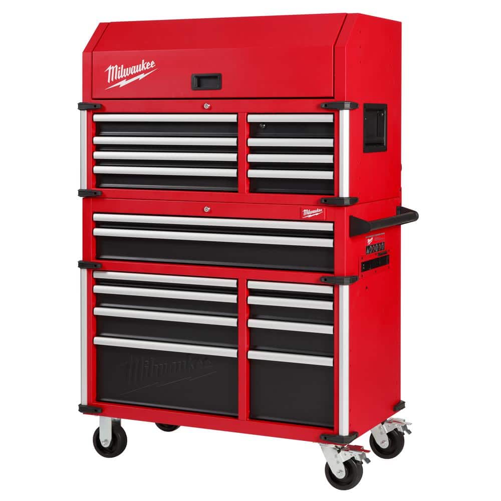 Tool Storage 41 in. W Heavy Duty Red Tool Chest Combo - View 6