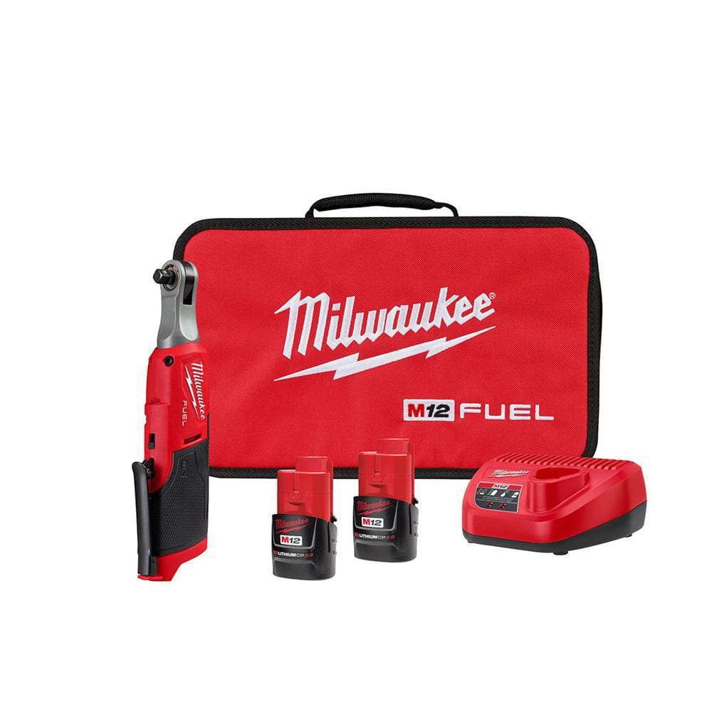 M12 FUEL 12V Lithium-Ion Brushless Cordless High Speed 3/8 in. Ratchet Kit