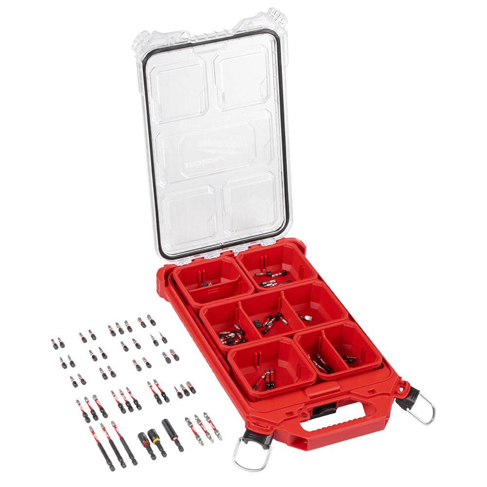 SHOCKWAVE Impact Duty Alloy Steel Driver Bit Set with PACKOUT Case (90-Piece) - View 6