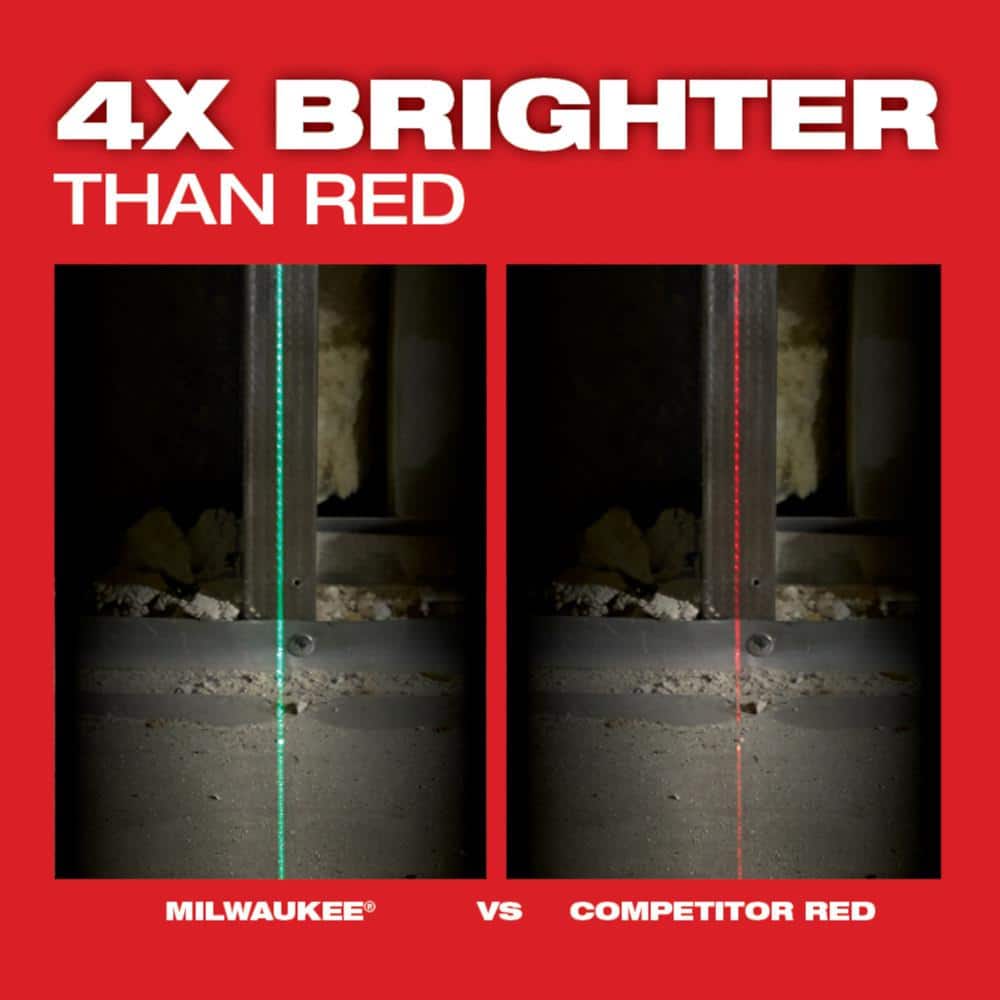 100 ft. REDLITHIUM Lithium-Ion USB Green Rechargeable Cross Line Laser Level - View 5