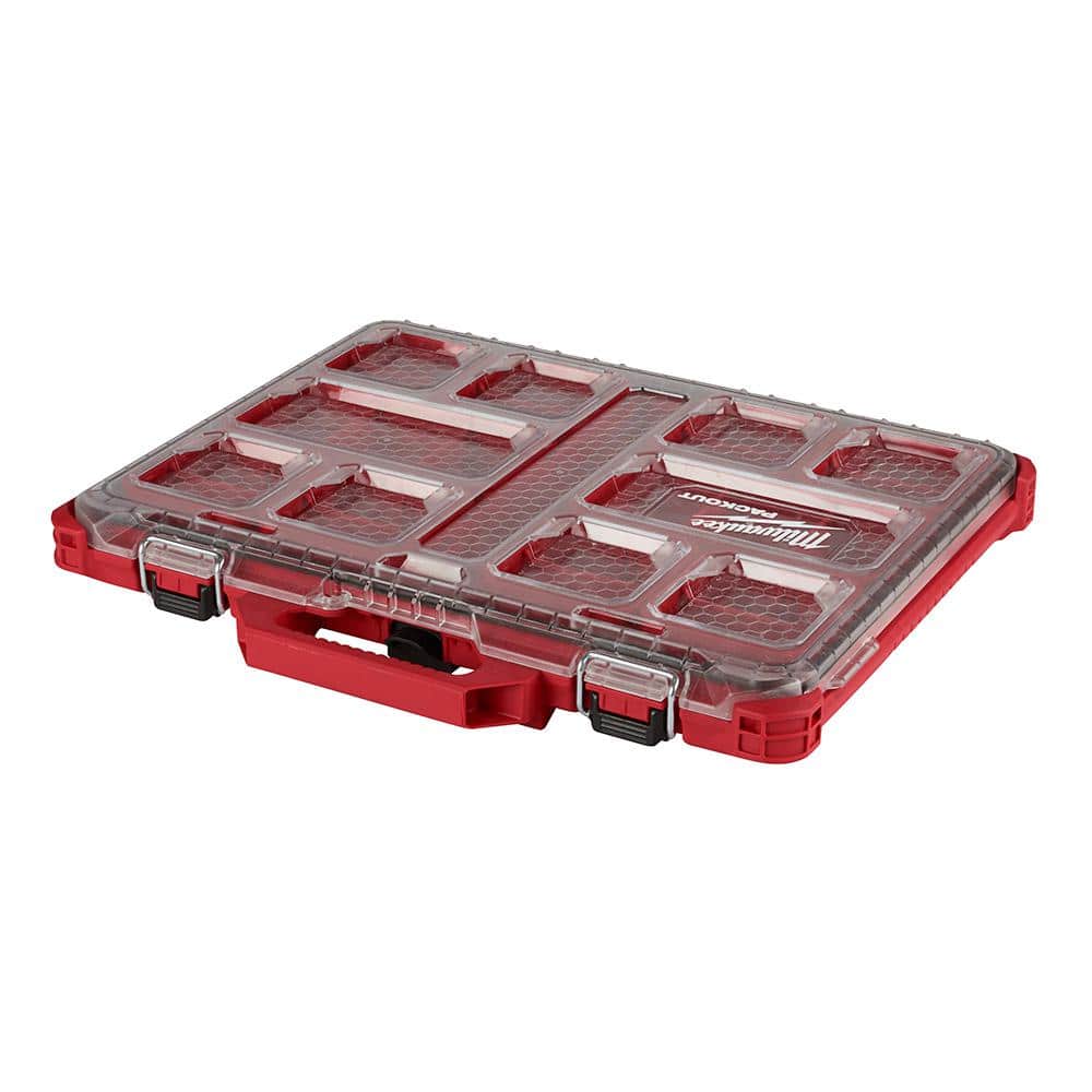 PACKOUT 11-Compartment Low-Profile Impact Resistant Portable Small Parts