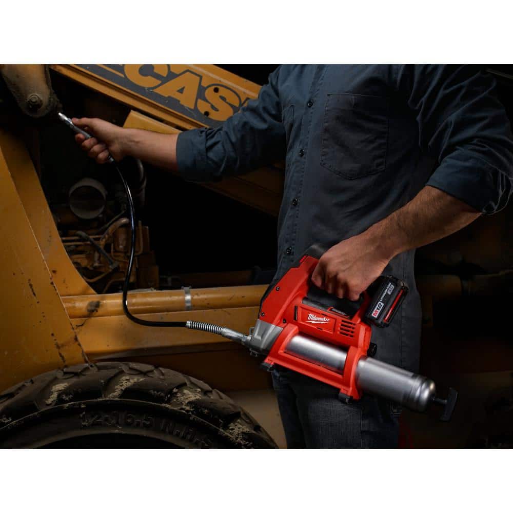 M12 12V Lithium-Ion Cordless Grease Gun (Tool-Only) - View 3