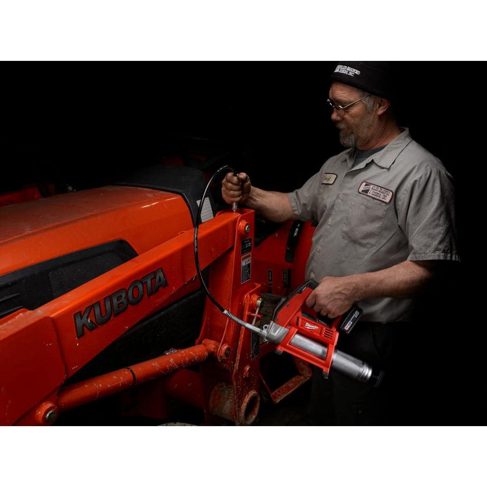 M12 12V Lithium-Ion Cordless Grease Gun (Tool-Only) - View 5