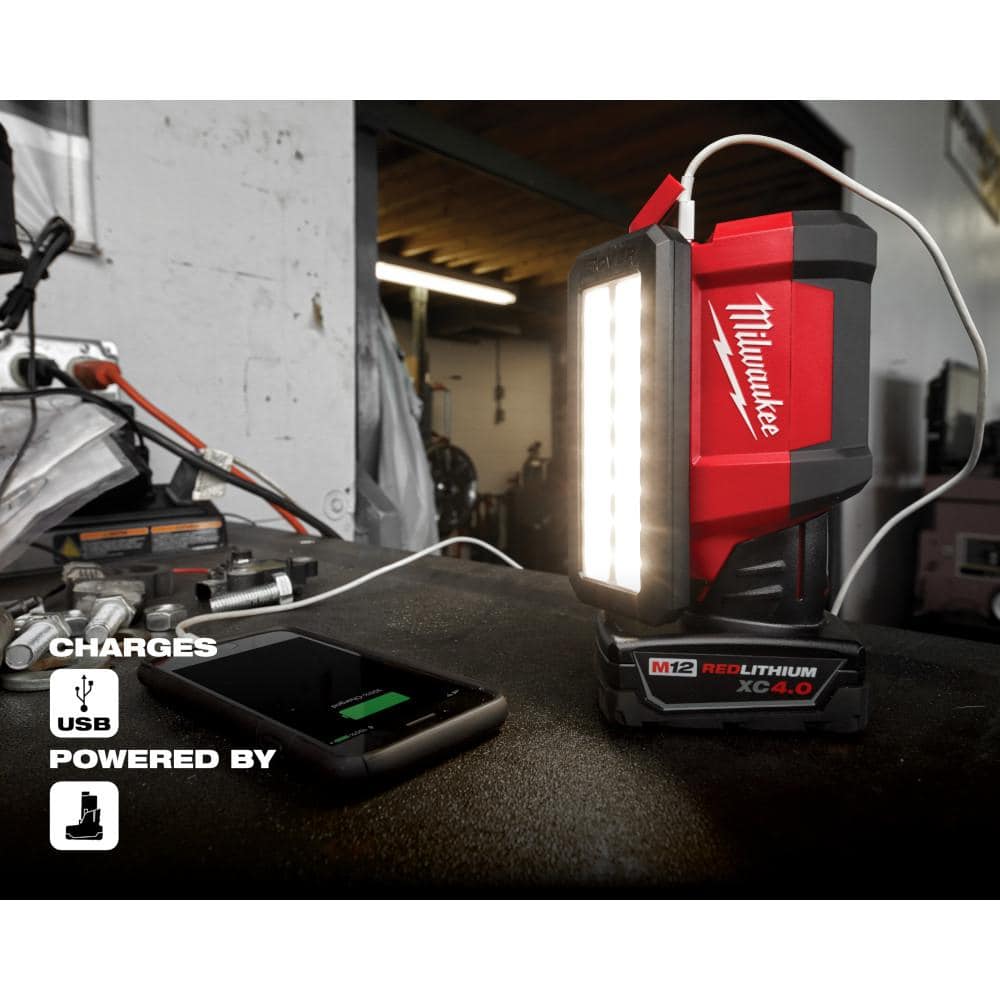 M12 ROVER Service and Repair Flood Light with USB Charging - View 5