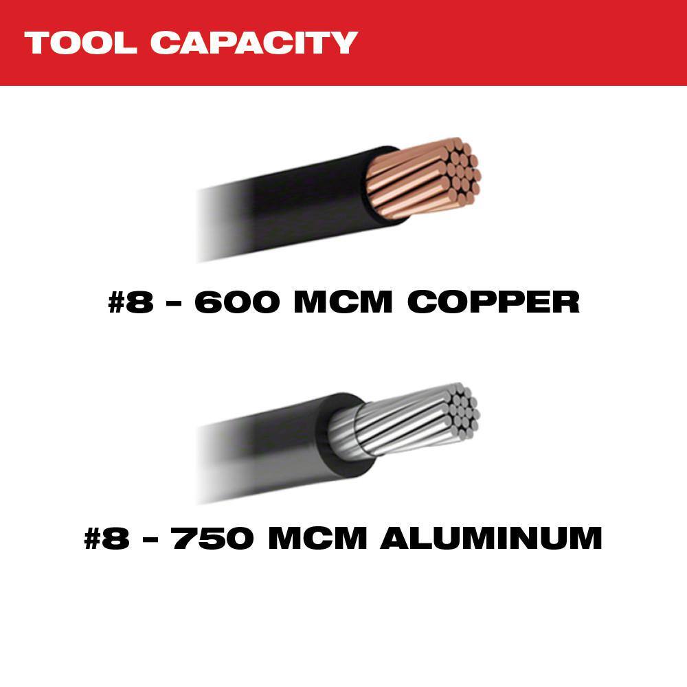 M12 12V Lithium-Ion Cordless 600 MCM Cable Cutter Kit with One 3.0Ah Battery, - View 4