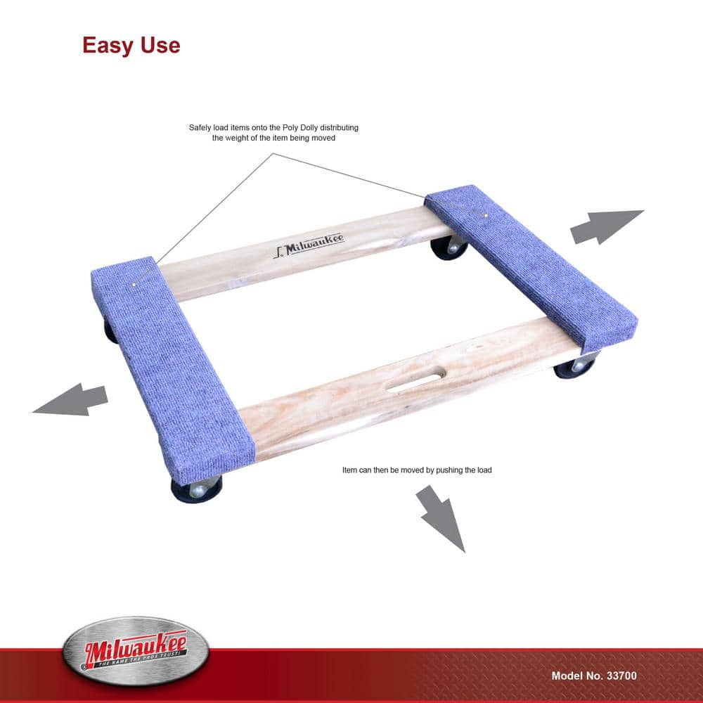 1,000 lb. Capacity Furniture Dolly - View 4