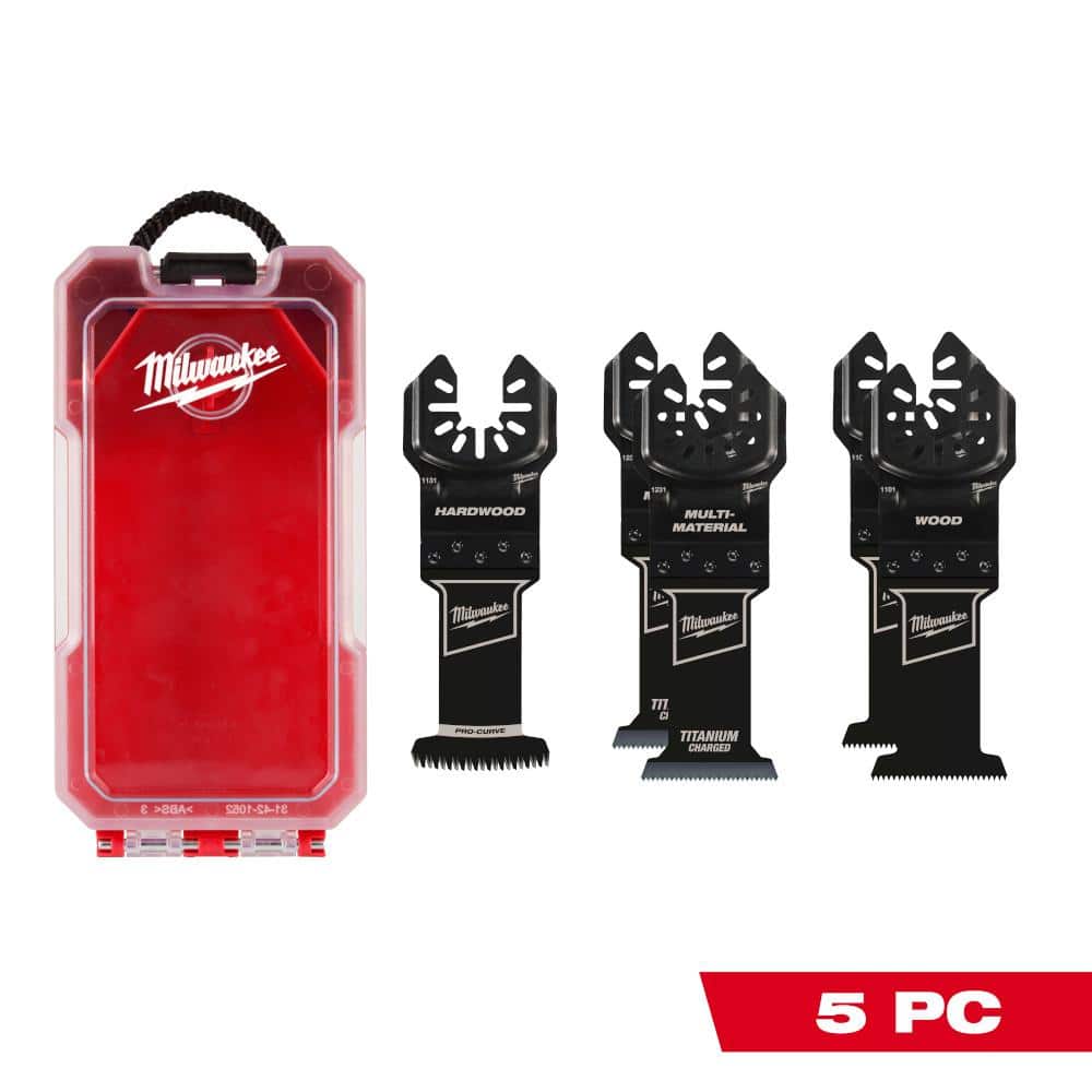 Multi-Tool Oscillating Blade Kit (5-Piece) - View 3