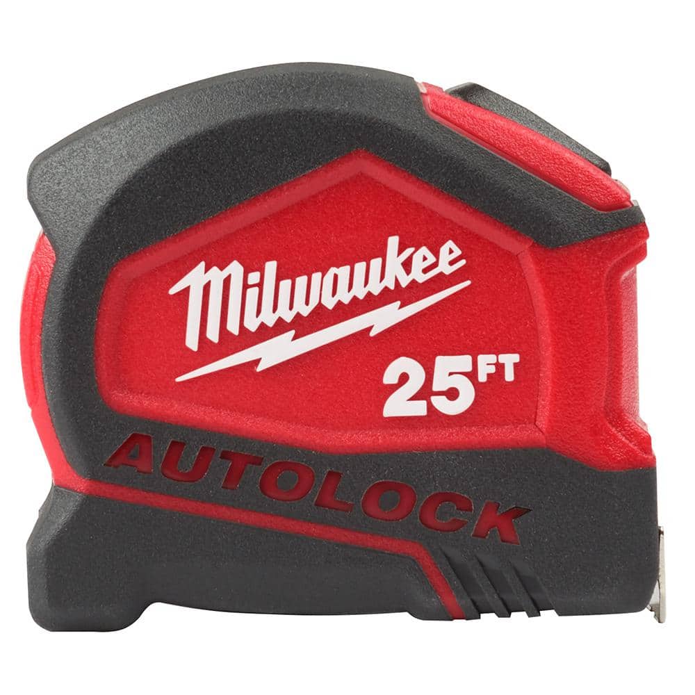 Compact Auto Lock 25 ft. SAE Tape Measure with Fractional Scale and 9 ft. - View 4