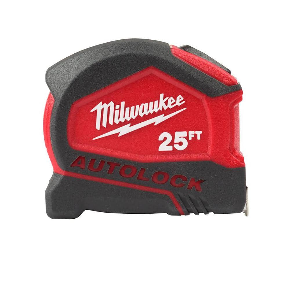 Compact Auto Lock 25 ft. SAE Tape Measure with Fractional Scale and 9 ft. - View 5