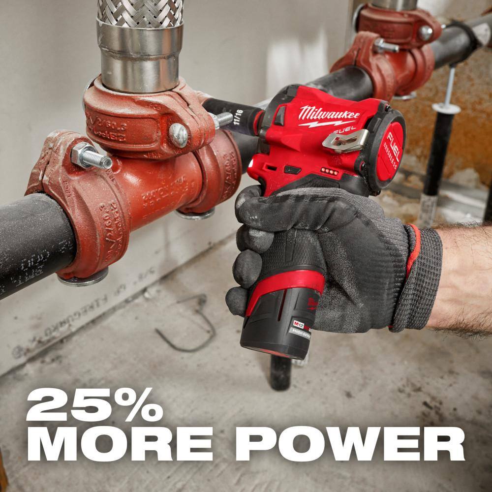 M12 FUEL 12V Lithium-Ion Brushless Cordless Hammer Drill/Impact Driver Combo - View 3