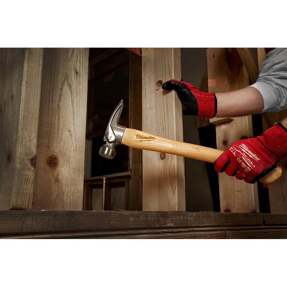 19 oz. Wood Milled Face Hickory Framing Hammer - View 3