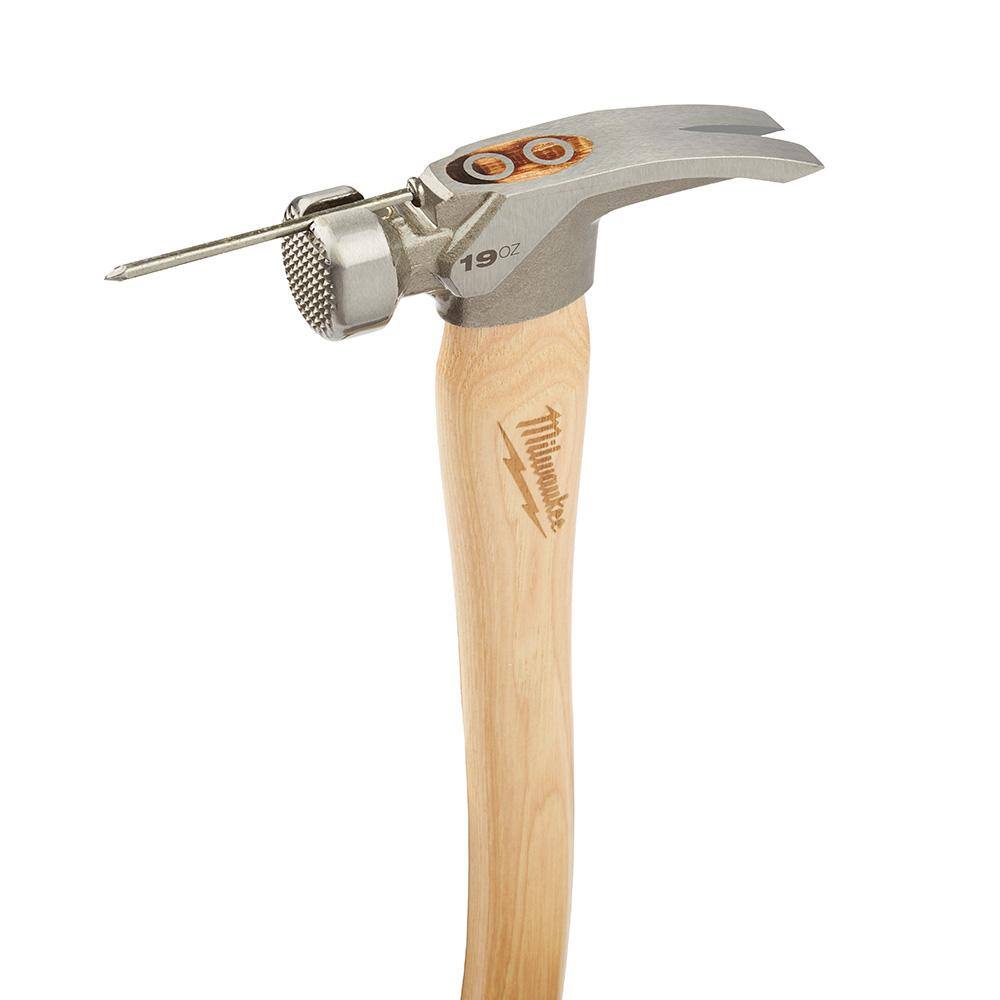 19 oz. Wood Milled Face Hickory Framing Hammer - View 4