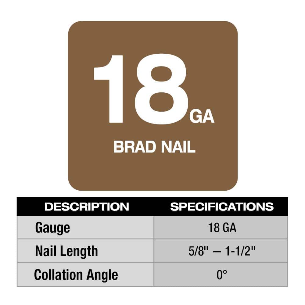 M12 FUEL 12-Volt Lithium-Ion Brushless Cordless 18-Gauge 1-1/2 in. Compact Brad - View 2