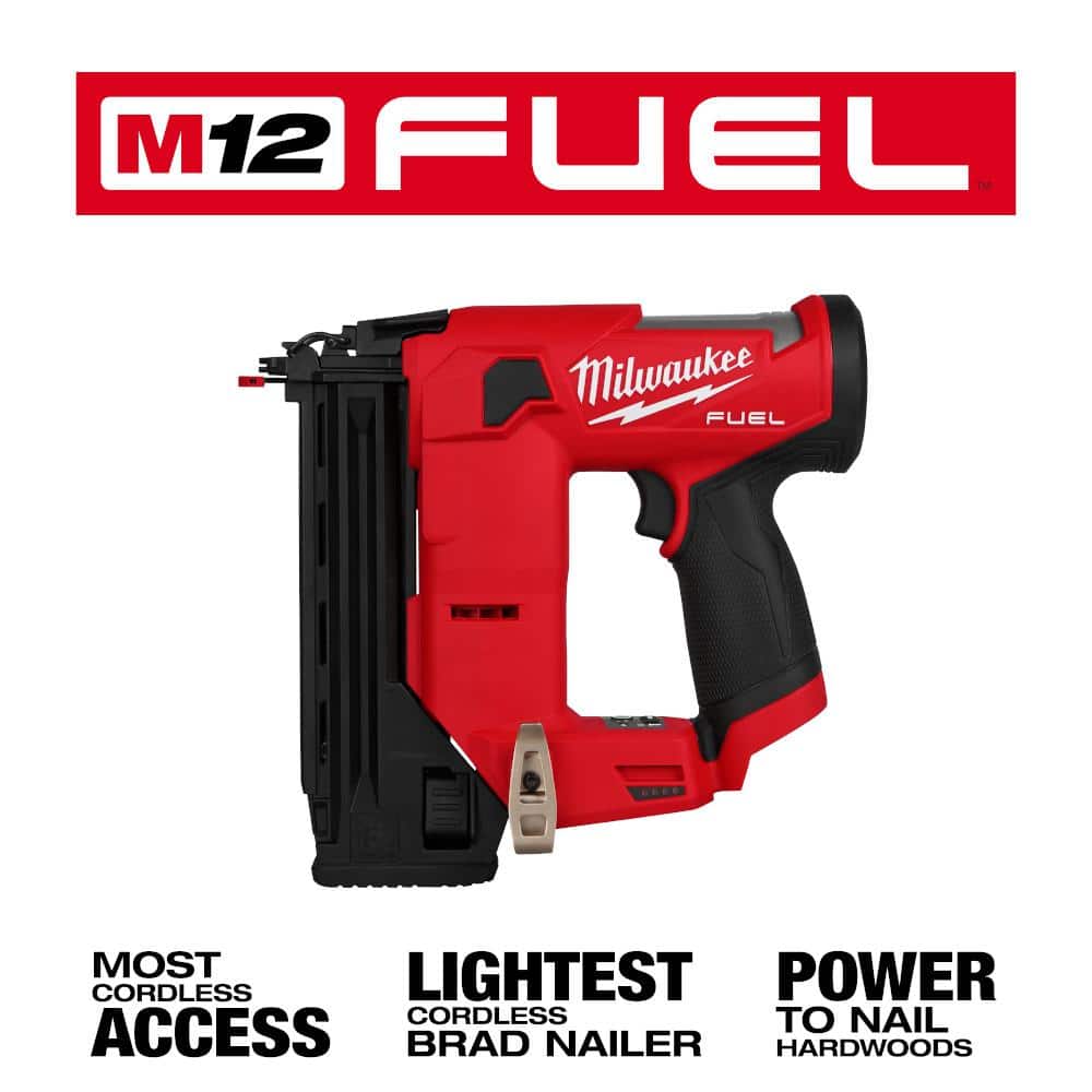 M12 FUEL 12-Volt Lithium-Ion Brushless Cordless 18-Gauge 1-1/2 in. Compact Brad - View 4