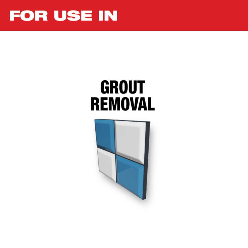 Universal Fit OPEN-LOK Diamond MAX Diamond Grit Grout Removal Multi-Tool Blade - View 2