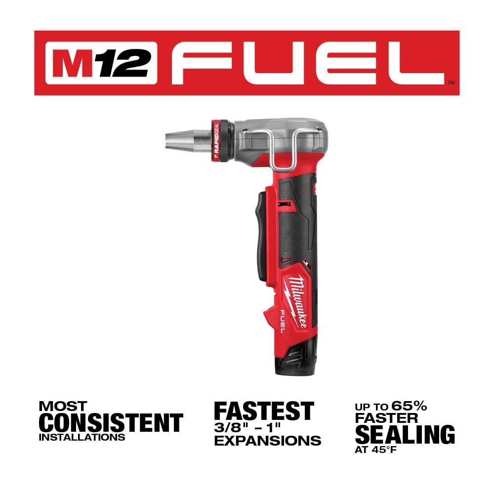 M12 FUEL ProPEX Expander Tool Kit with 1/2 in. - 1 in. RAPID SEAL ProPEX - View 5