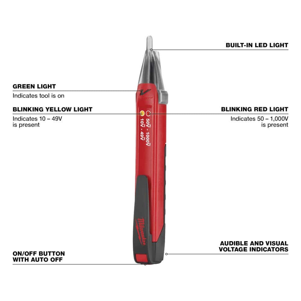 1000-Volt Dual Range Non-Contact Digital Voltage Detector - View 3