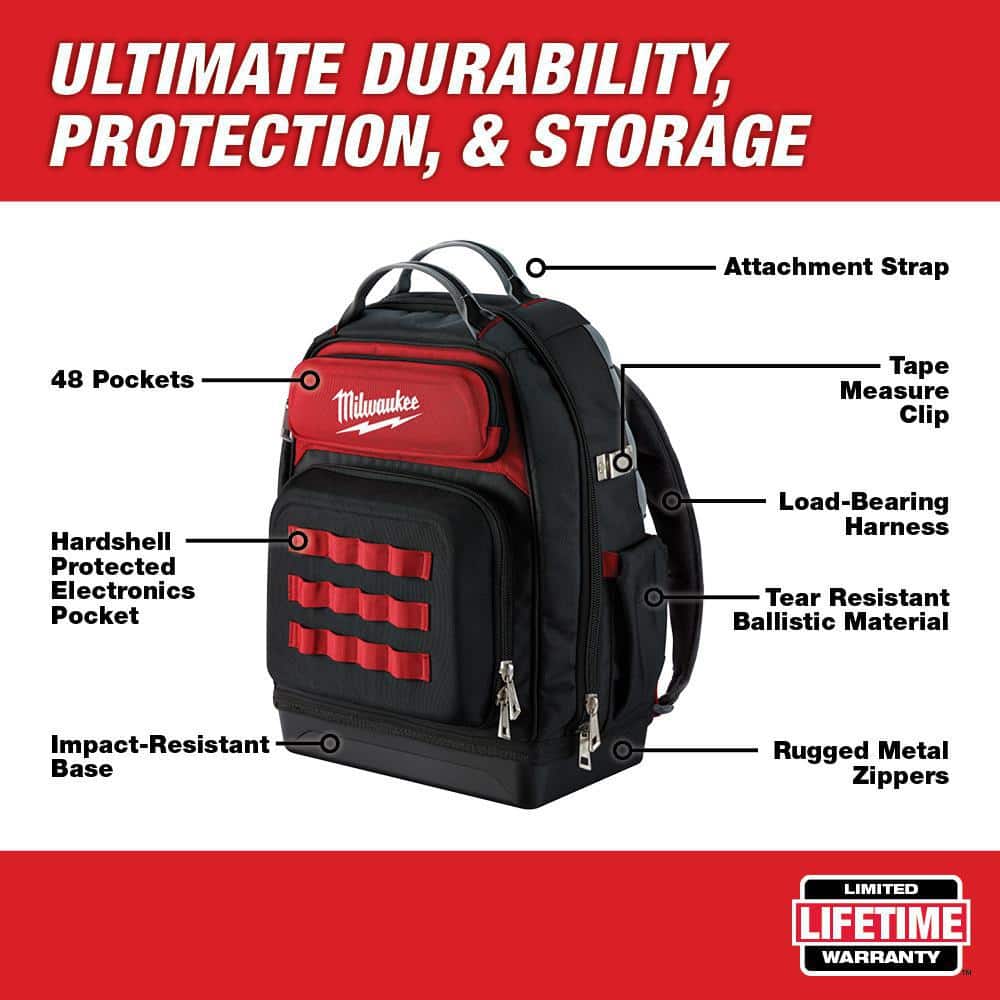 15 in. Ultimate Jobsite Tool Backpack - View 2