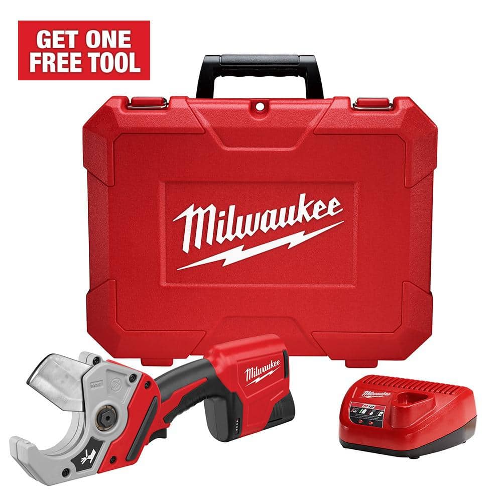 M12 12V Lithium-Ion Cordless PVC Shear Kit with One 1.5 Ah Battery, Charger and