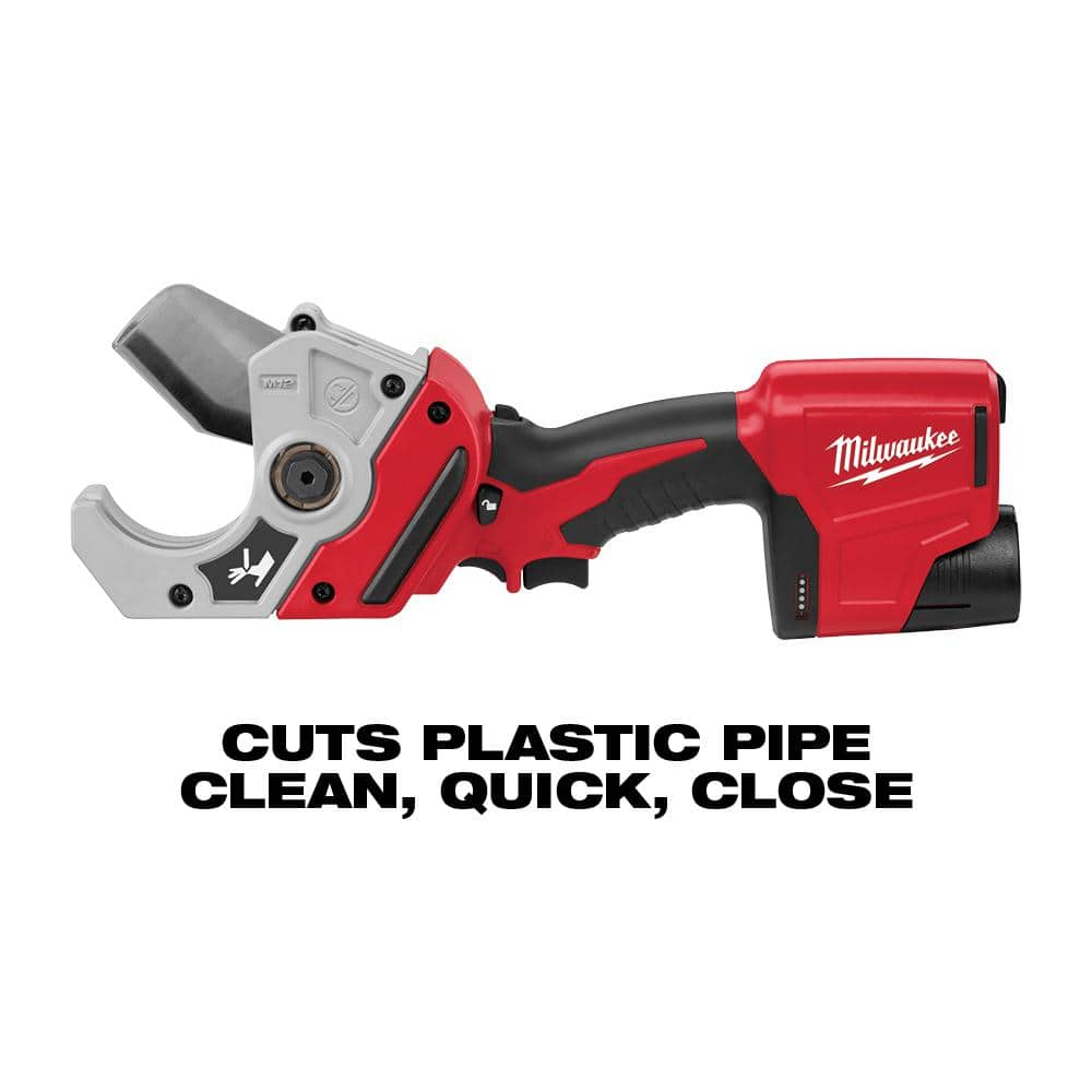 M12 12V Lithium-Ion Cordless PVC Shear Kit with One 1.5 Ah Battery, Charger and - View 6