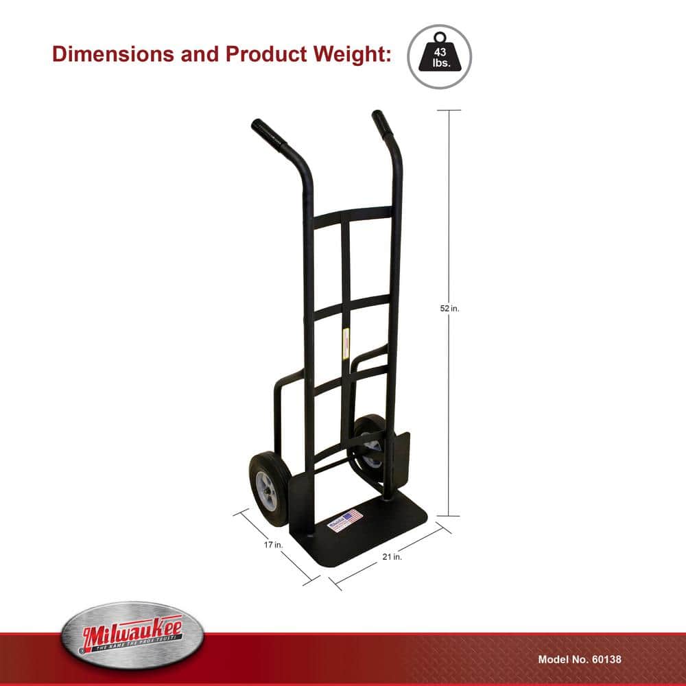 1,000 lbs. Capacity Dual-Handle Hand Truck - View 4