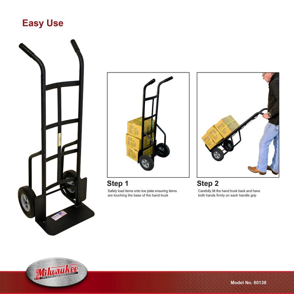 1,000 lbs. Capacity Dual-Handle Hand Truck - View 5