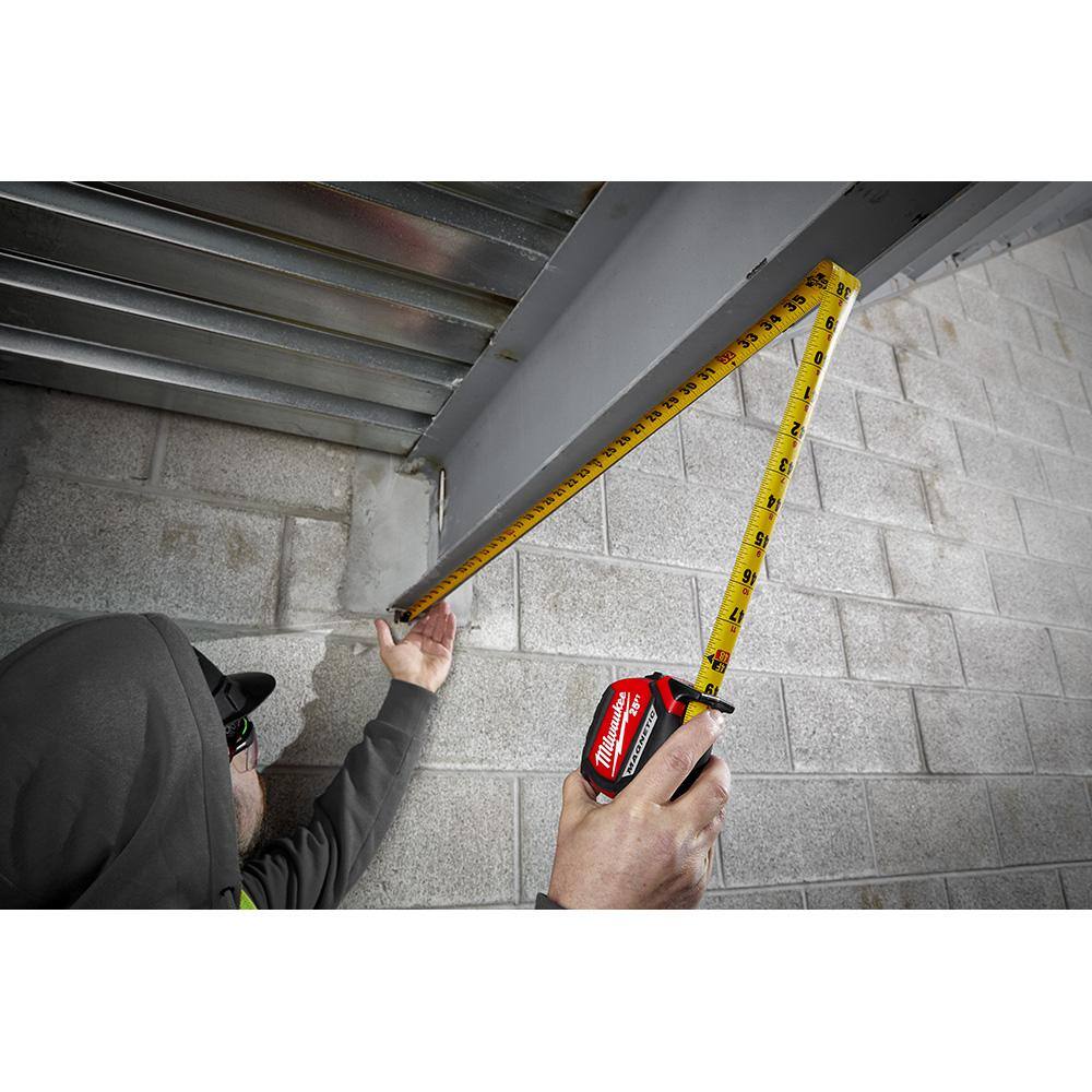 25 ft. x 1-1/16 in. Compact Magnetic Tape Measure with 15 ft. Reach - View 5