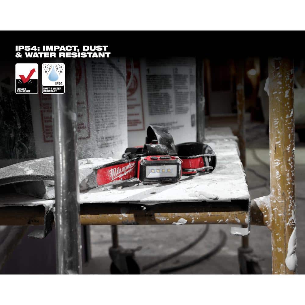 600 Lumens LED REDLITHIUM USB Low-Profile Hard Hat Headlamp (2-Pack) - View 6