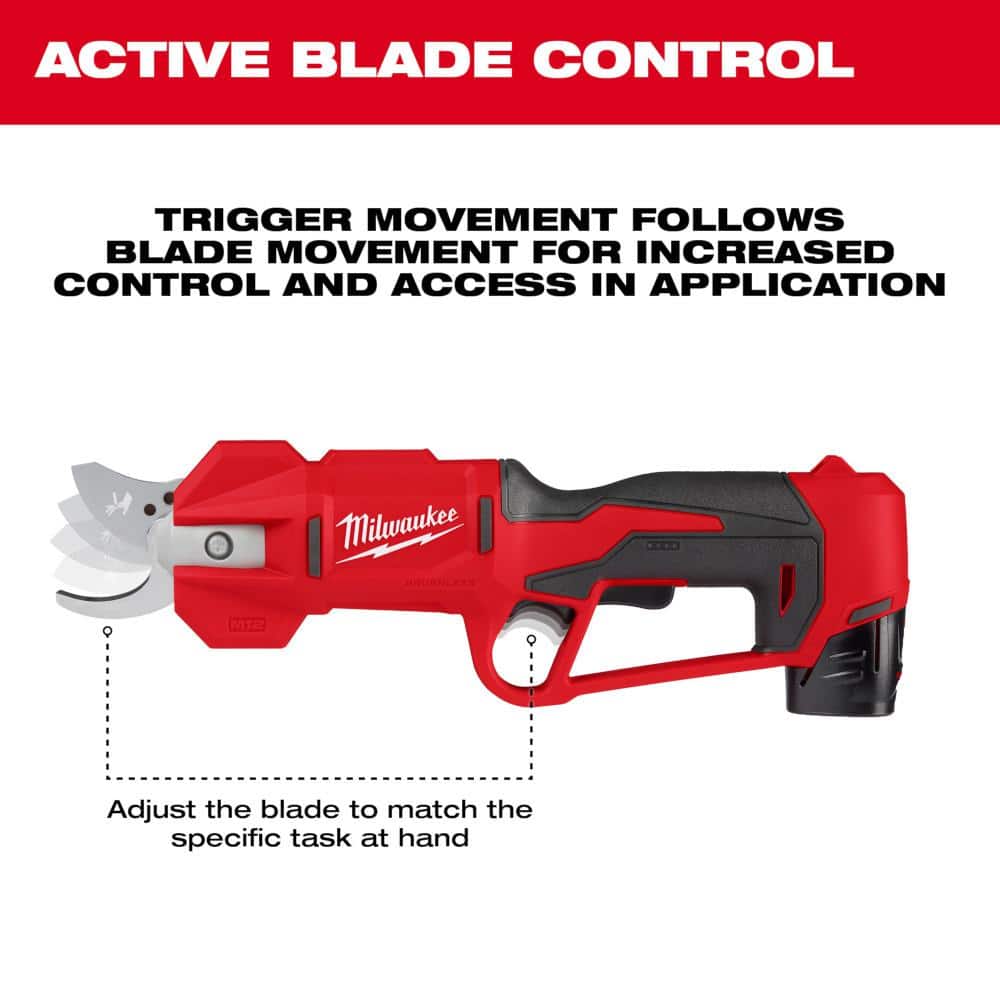 M12 12V Cordless Brushless Pruner Shears (Tool Only) - View 6