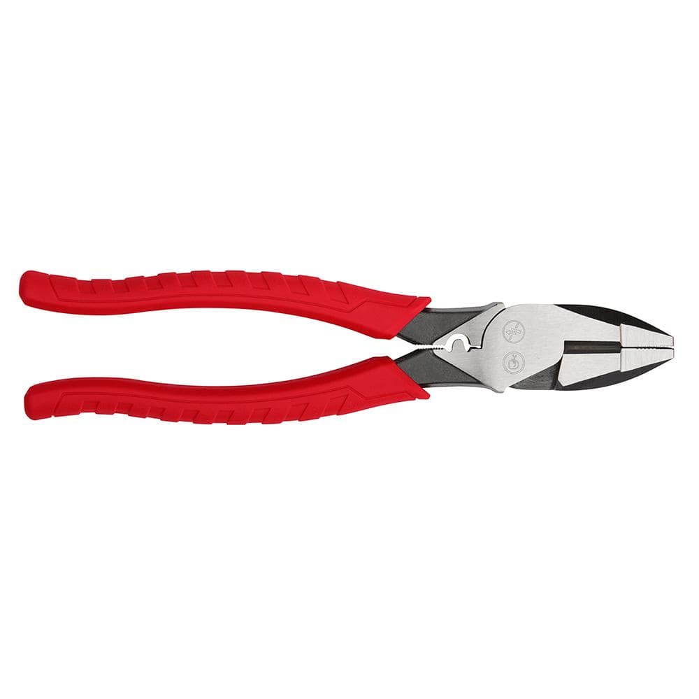 9 in. High Leverage Lineman's Pliers with Crimper - View 2