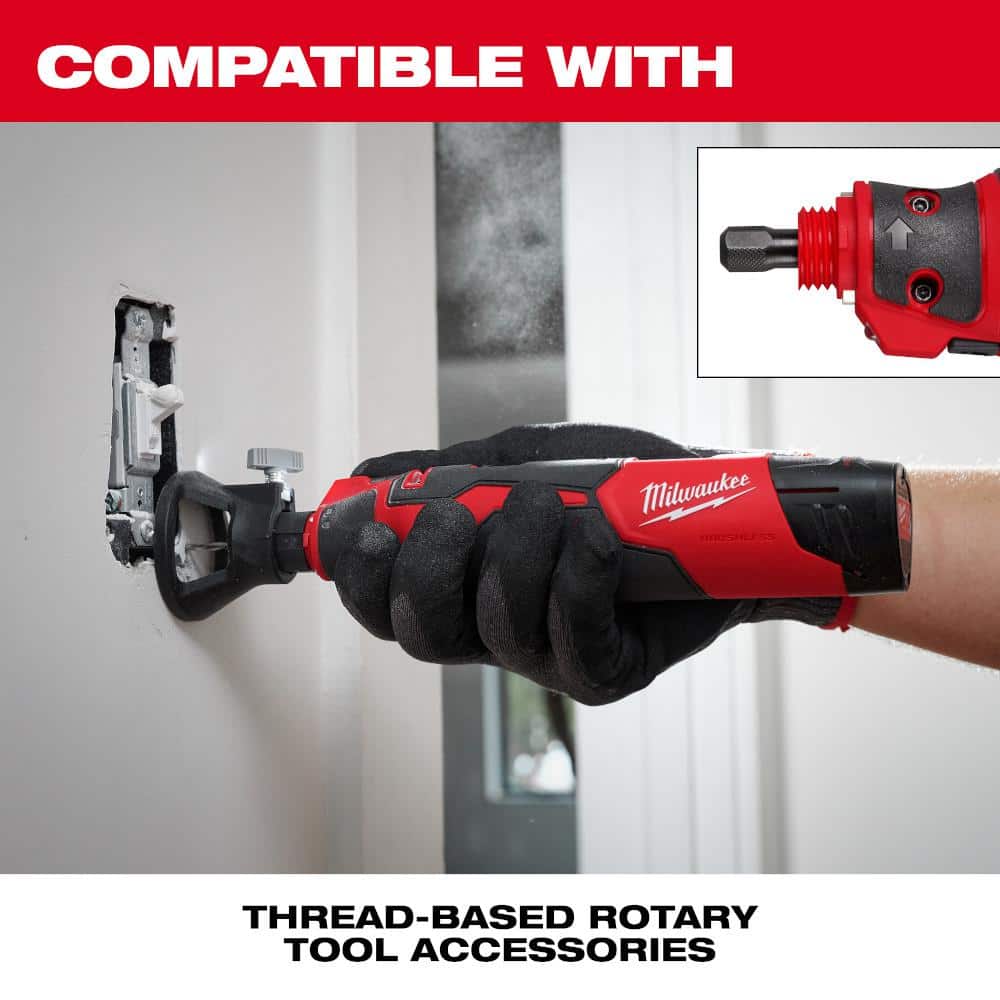 M12 12V Lithium-Ion Cordless Brushless Rotary Tool (Tool-Only) - View 3