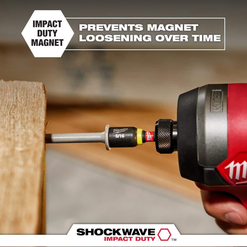SHOCKWAVE Impact Duty 1-7/8 in. Alloy Steel Magnetic Nut Driver Set (4-Piece) - View 5