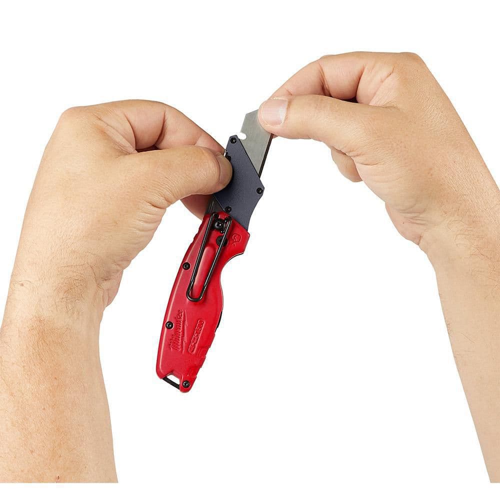 FASTBACK Compact Folding Utility Knife with General Purpose Blade - View 6