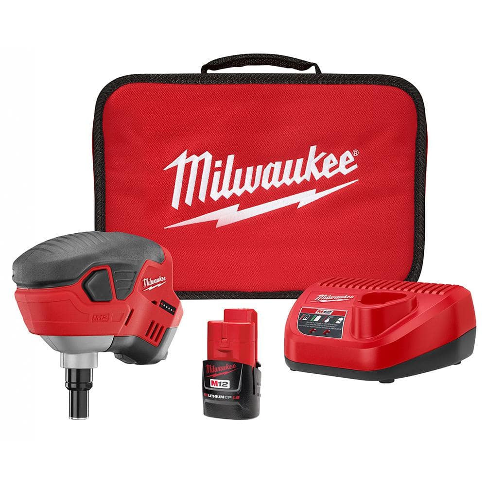M12 12-Volt Lithium-Ion Cordless Palm Nailer Kit with One 1.5Ah Battery, - View 3