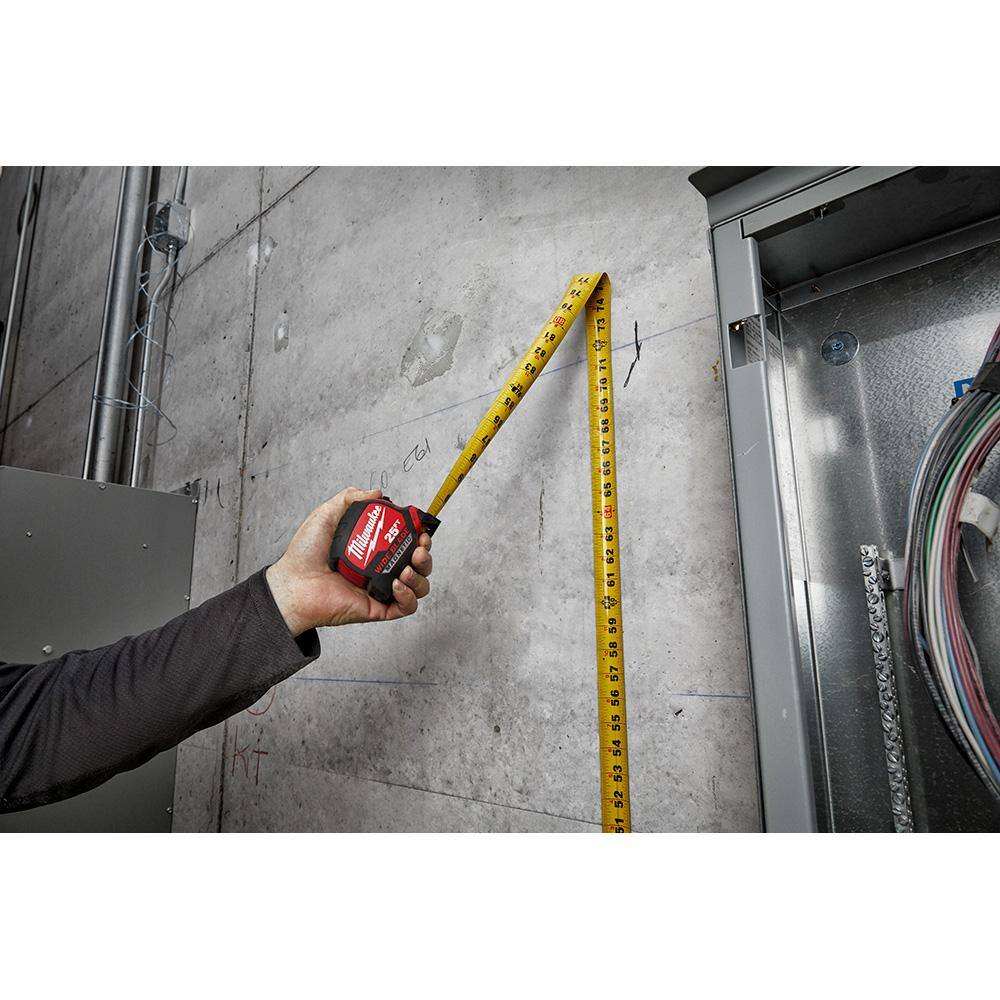25 ft. x 1-5/16 in. Wide Blade Magnetic Tape Measure with 17 ft. Reach - View 6