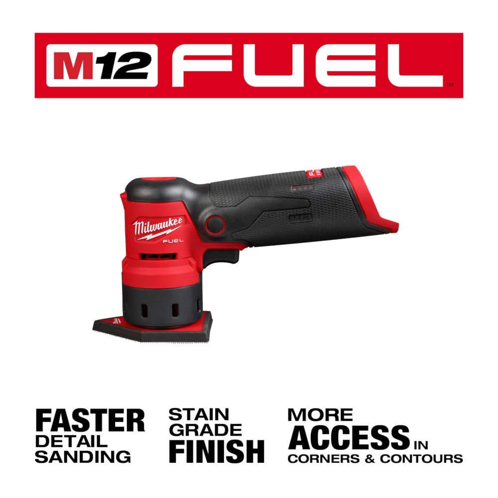 M12 FUEL 12-Volt Lithium-Ion Brushless Cordless Orbital Detail Sander with M12 - View 2