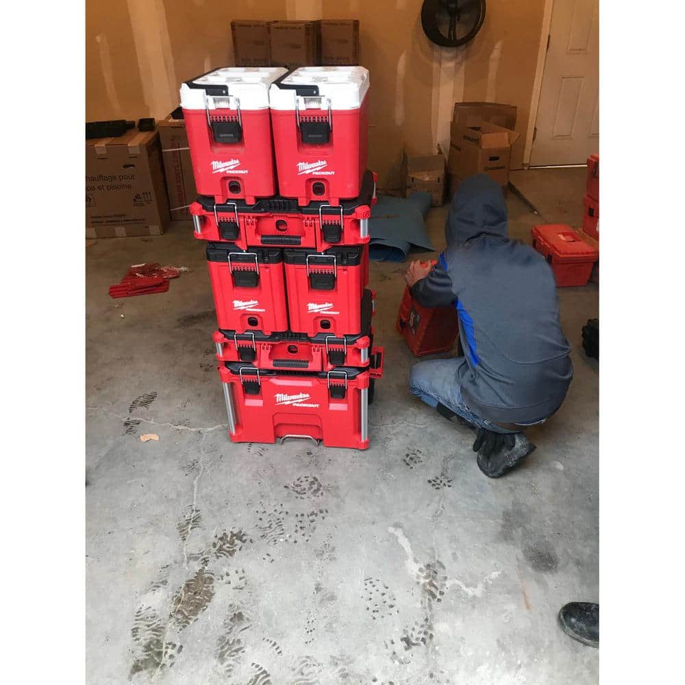 PACKOUT 10 in. Red 16 qt. Compact Cooler - View 4
