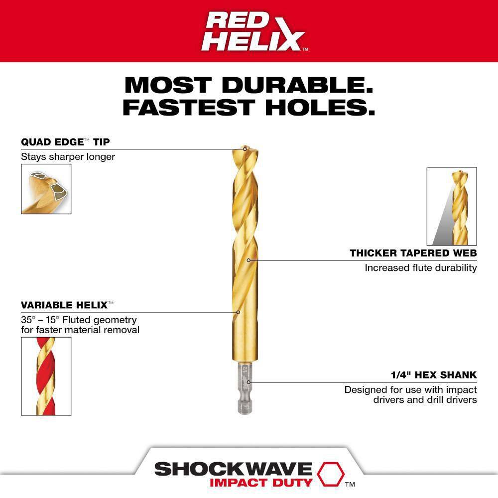 SHOCKWAVE Impact Duty Titanium Drill Bit Set (29-Piece) - View 5