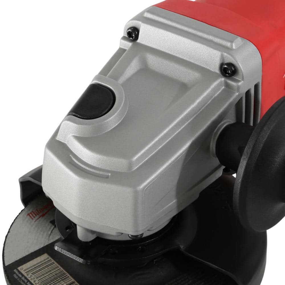 11 Amp Corded 4-1/2 in. Small Angle Grinder with Lock-On Paddle Switch - View 4