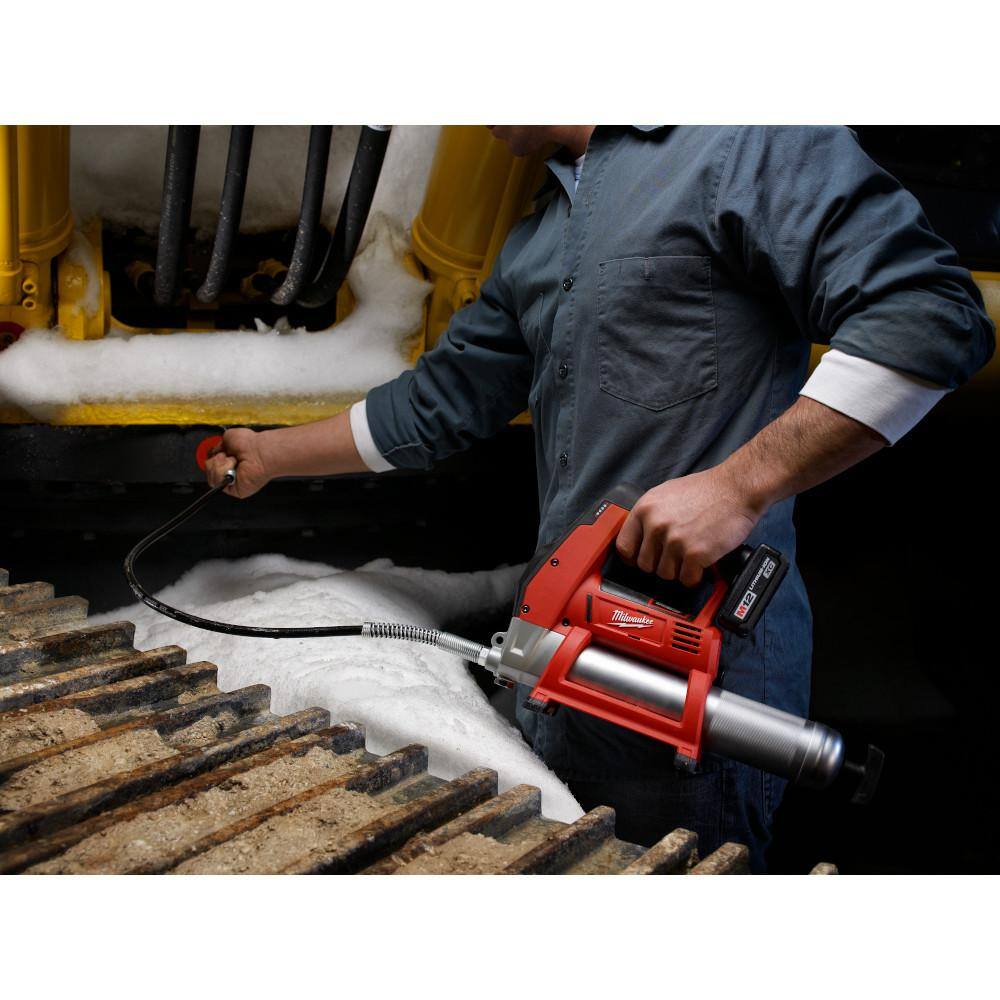 M12 12-Volt Lithium-Ion Cordless Grease Gun Kit with One 3.0 Ah Battery, - View 3