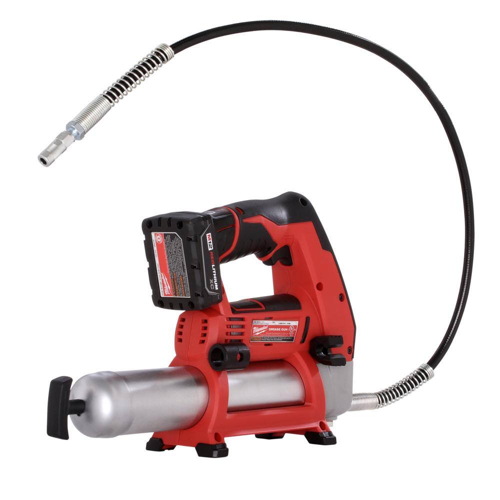 M12 12-Volt Lithium-Ion Cordless Grease Gun Kit with One 3.0 Ah Battery, - View 4